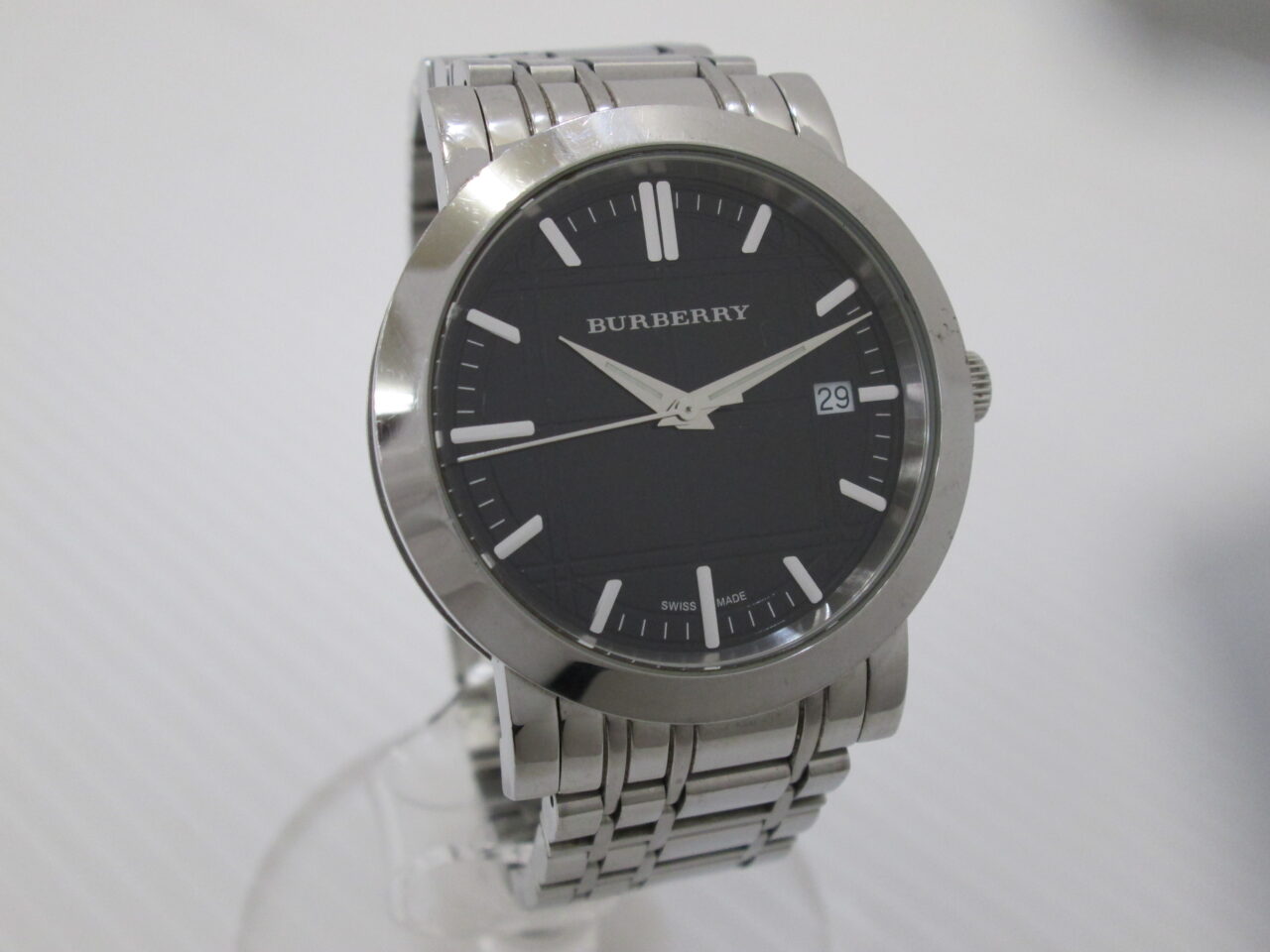 BURBERRY メンズ腕時計 BU1364 黒文字盤 ３針 クオーツ | J-shop